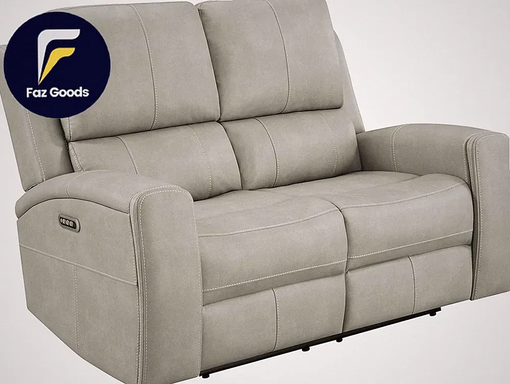 Coaster Home Furnishings Brickston Triple Power Reclining Loveseat with Leath US