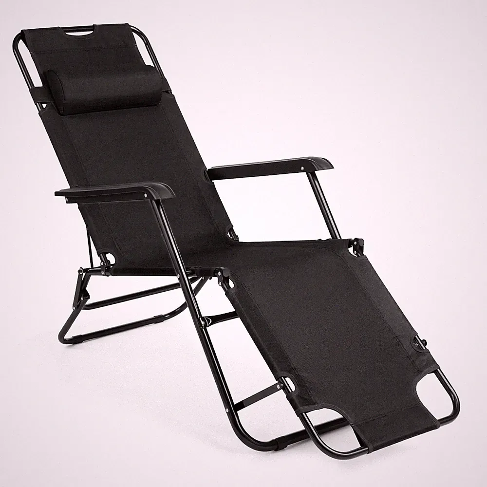 Ktaxon Adjustable 2-in-1 Folding Chaise Lounge Chair - Versatile Tanning Recline