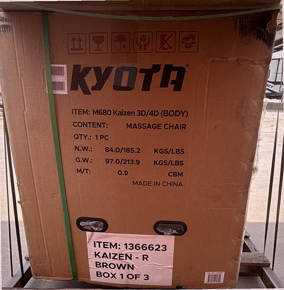 Kyota M680 Kaizen 3D/4D Electric Zero Gravity Massage Chair Brown 185.2 lb