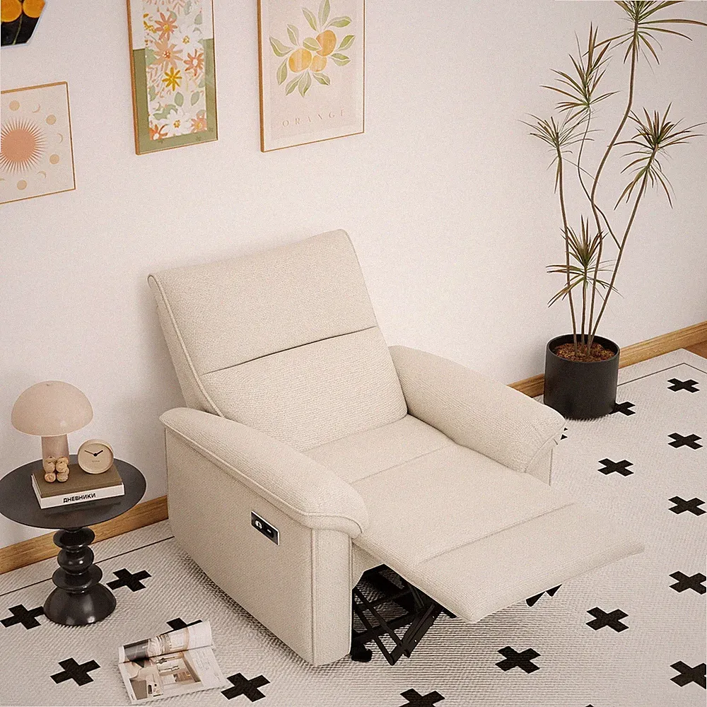 Wall Hugger Power Recliner Chair Electric Reclining Sofa Small Space USB Port RV